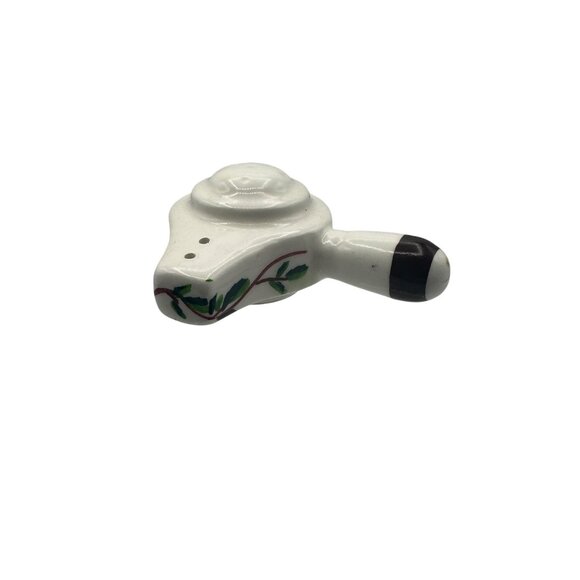 Vintage Hand Painted Ceramic Salt & Pepper Shaker Set With Vine Design  Japan - Picture 2 of 3